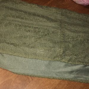 green infinity scarf